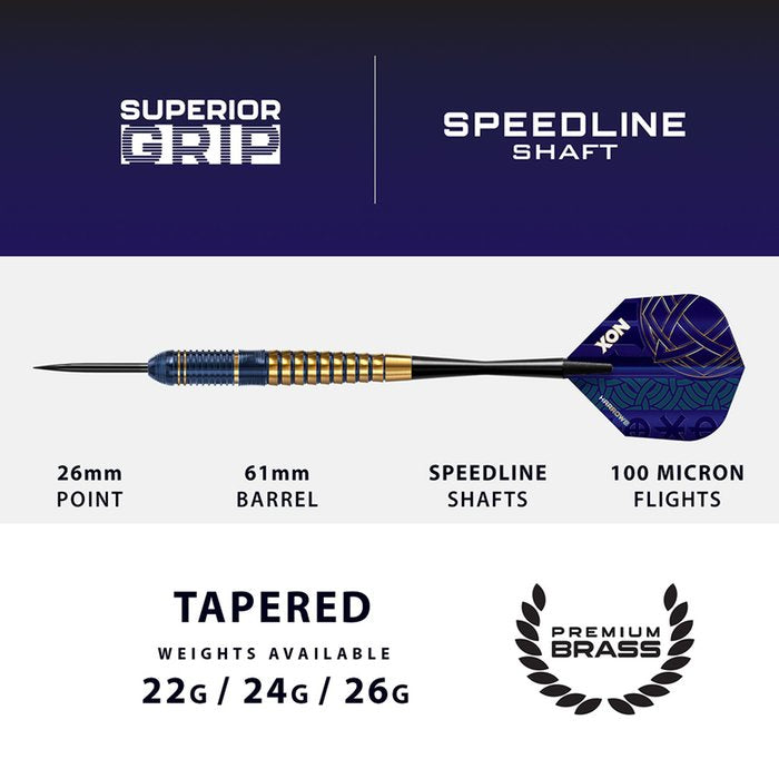 Harrows - Nox - Mosadzná - Steel Šípky - Direct Darts - 4