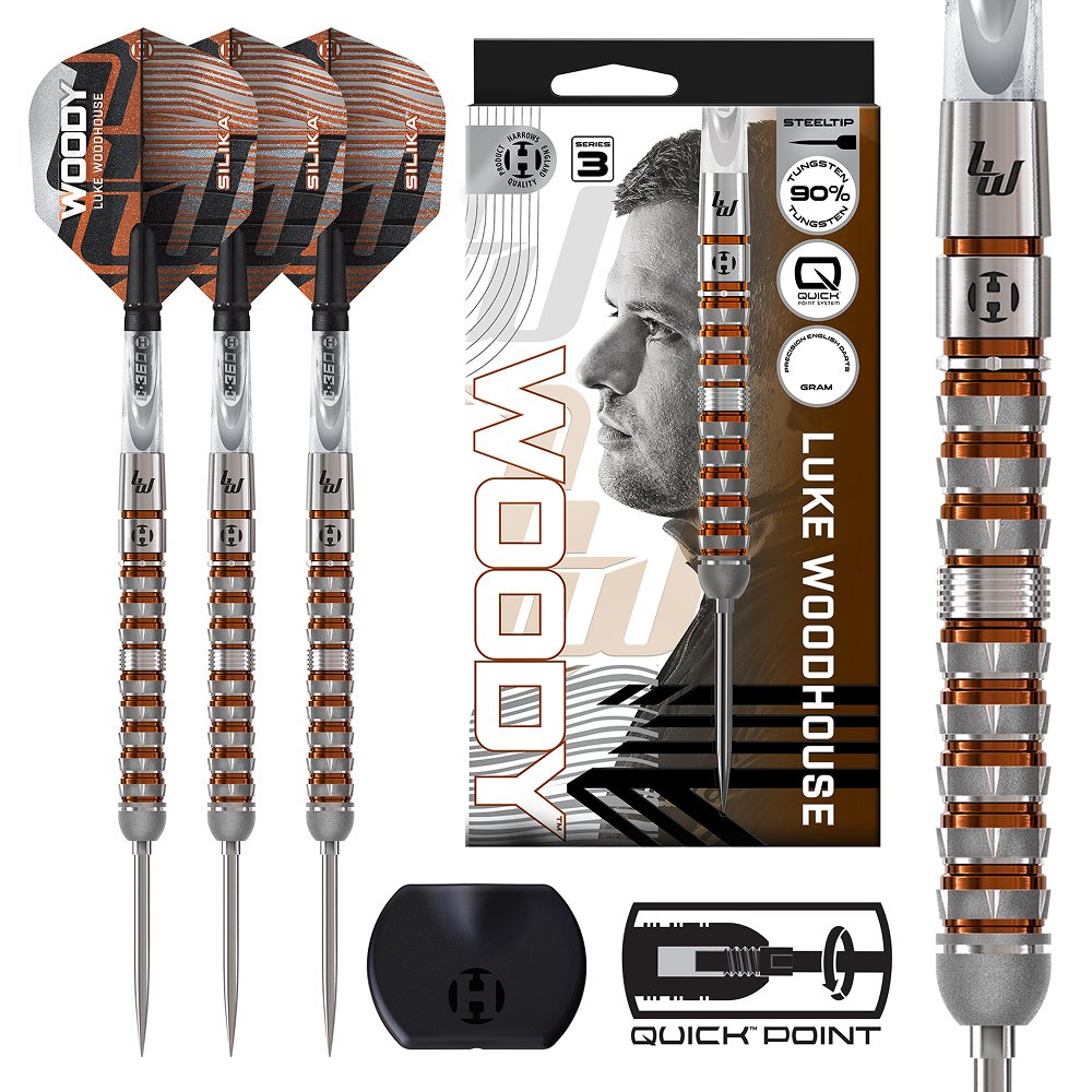 Harrows - Luke Woodhouse Series 3 90% - Steel Šípky - Direct Darts - 1