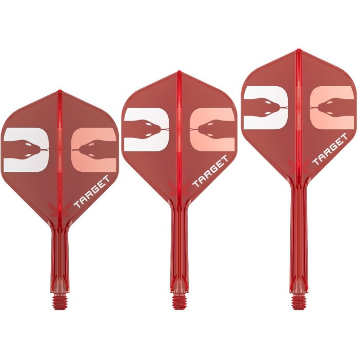 Target - K-Flex - Nathan Aspinall - Červený - No2 - Letky/Nástavec - Direct Darts - 1