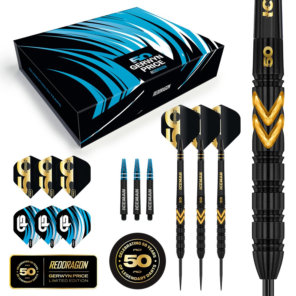 Red Dragon - Gerwyn Price 50 Years 90% - Steel Šípky - Direct Darts - 1