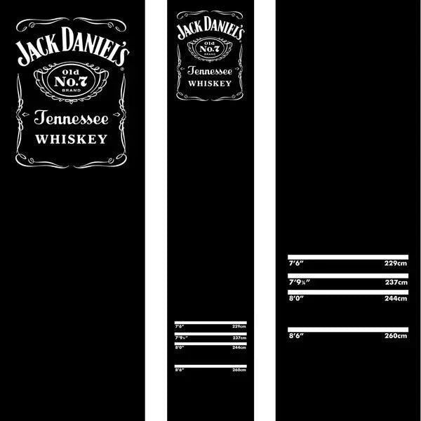 Jack Daniels - Protisklzová Vrstva - S Černým Logom Jd - Koberec Na Šípky - Direct Darts - 1