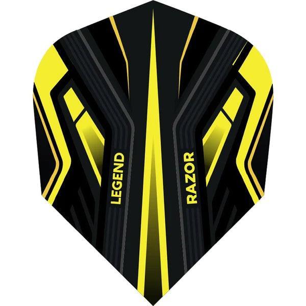 Legend Darts - Legend Razor Loose - Žltá - No2 - 100 Mikrón - Letky Na Šípky - Direct Darts - 1