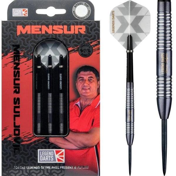 Legend Darts - The Gentle - Mensur Suljovic 90% - Čierna - Sada Steel Šípok - Direct Darts - 1