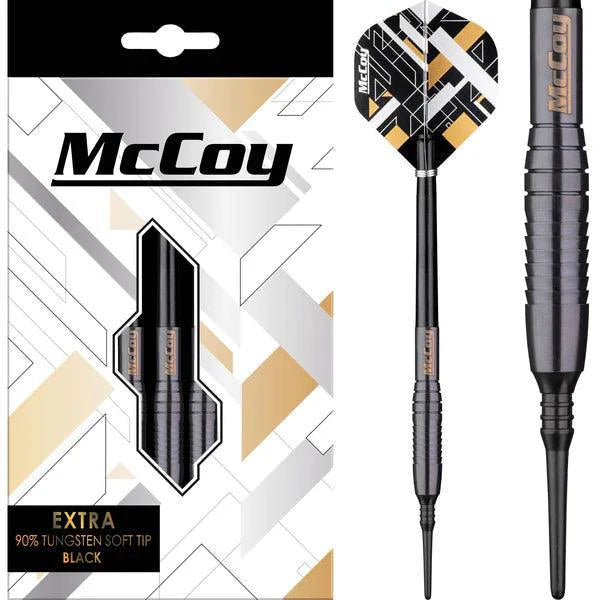 Mccoy - Extra - 90% - Čierna - Sada Soft Šípok - Direct Darts - 1