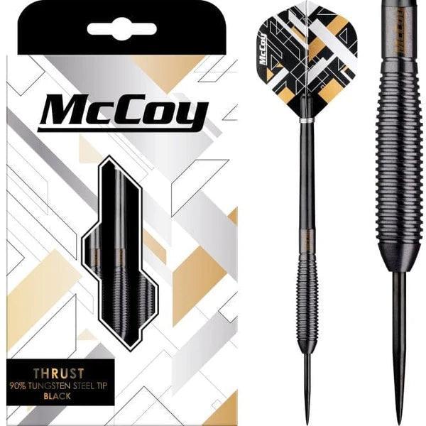 Mccoy - Thrust - 90% - Čierna - Sada Soft Šípok - Direct Darts - 1