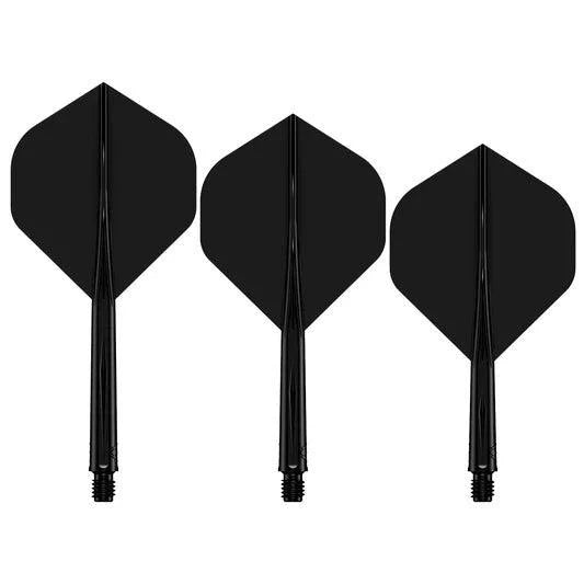 Mission - Force 90 Čierna - No2 - Letky/Násadka Na Šípky - Direct Darts - 1