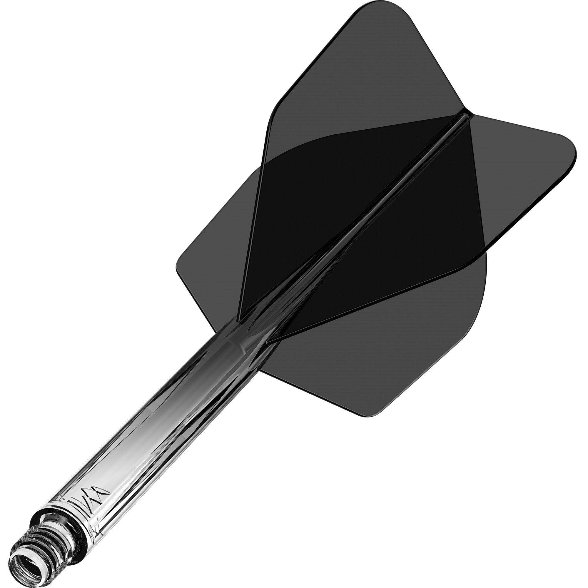 Mission - Force 90 Priehľadná Čierna - No6- Letky/Násadka Na Šípky - Direct Darts - 1