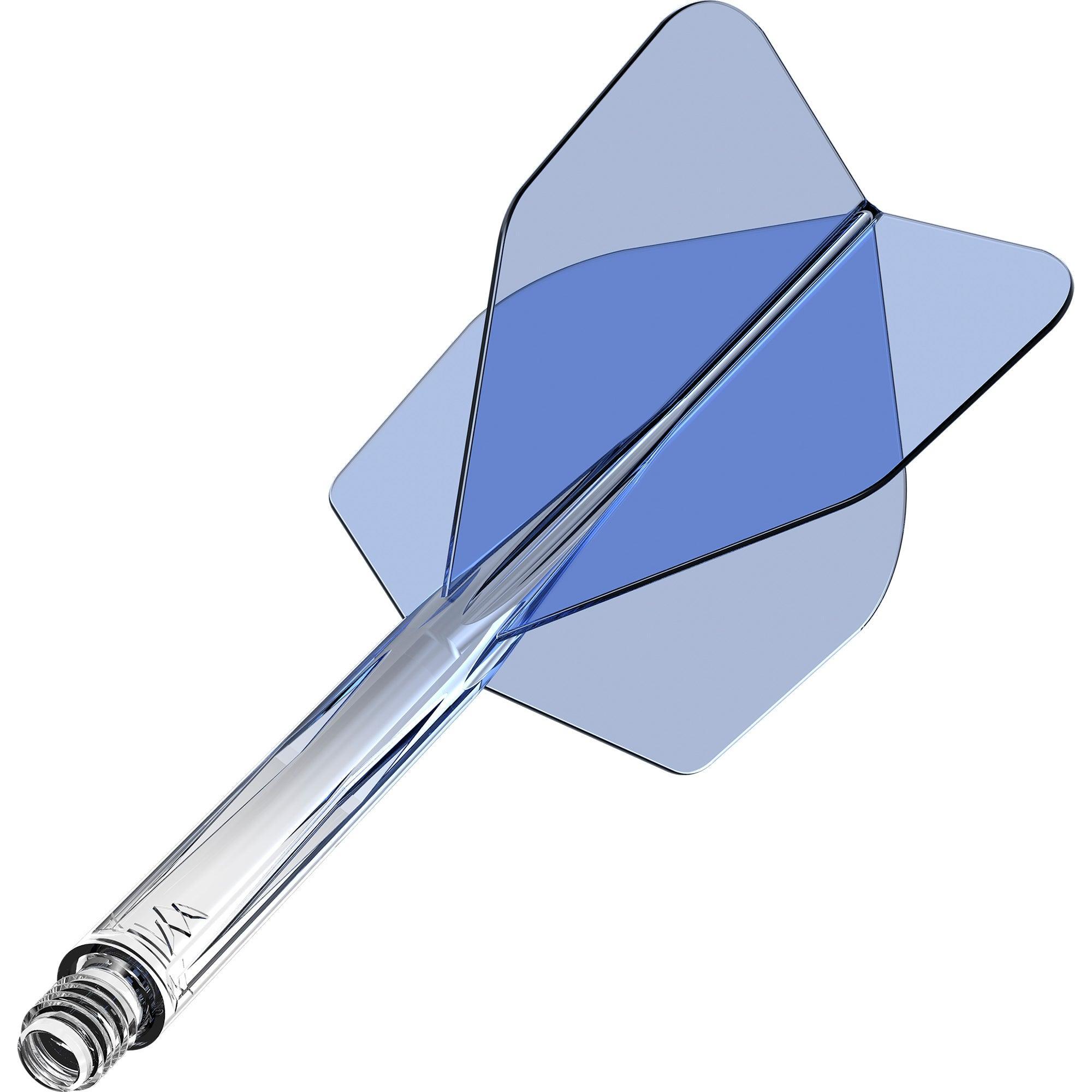 Mission - Force 90 Priehľadná Modrá - No6 - Letky/Násadka Na Šípky - Direct Darts - 1