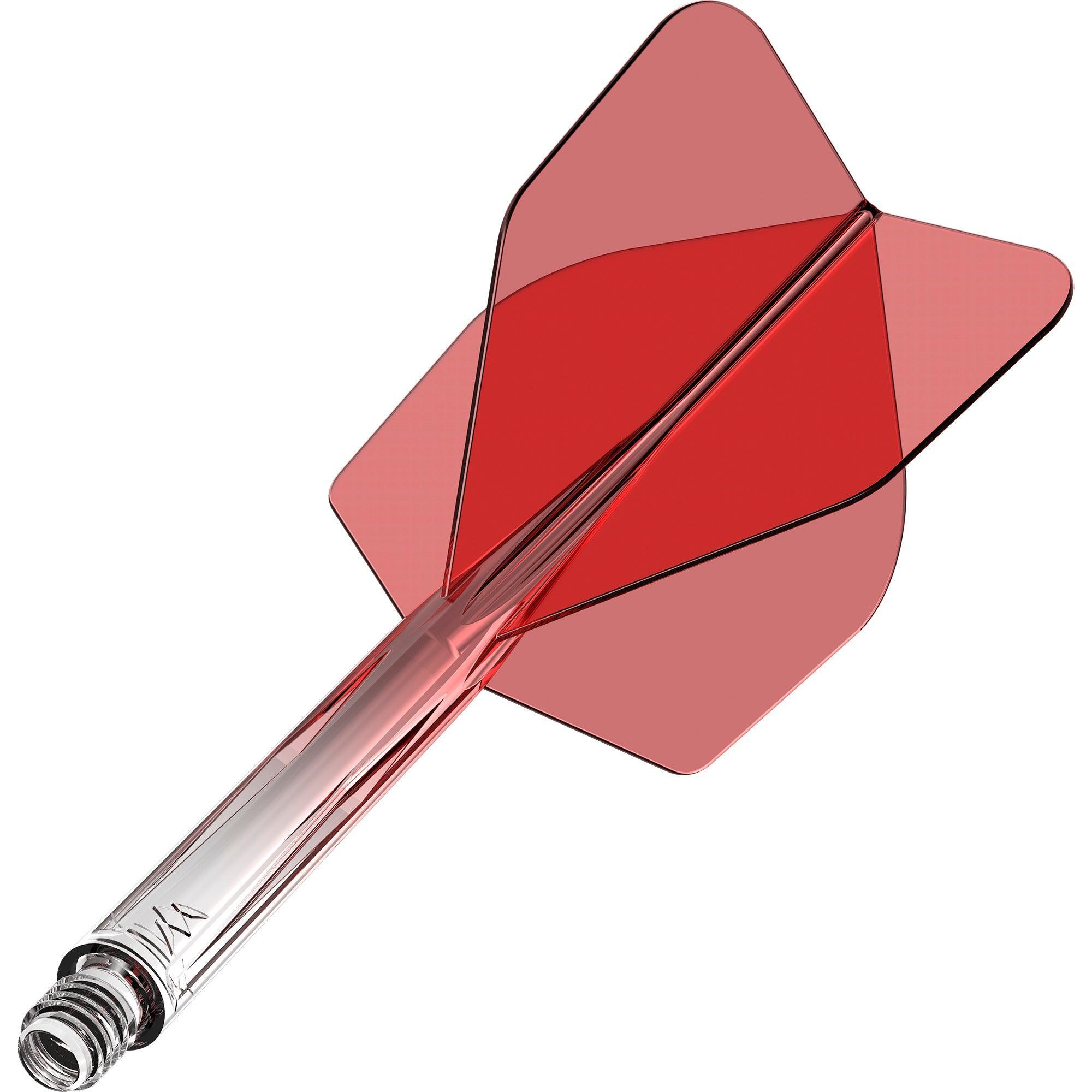 Mission - Force 90 Priehľadná Červená - No6 -Letky/Násadka Na Šípky - Direct Darts - 1