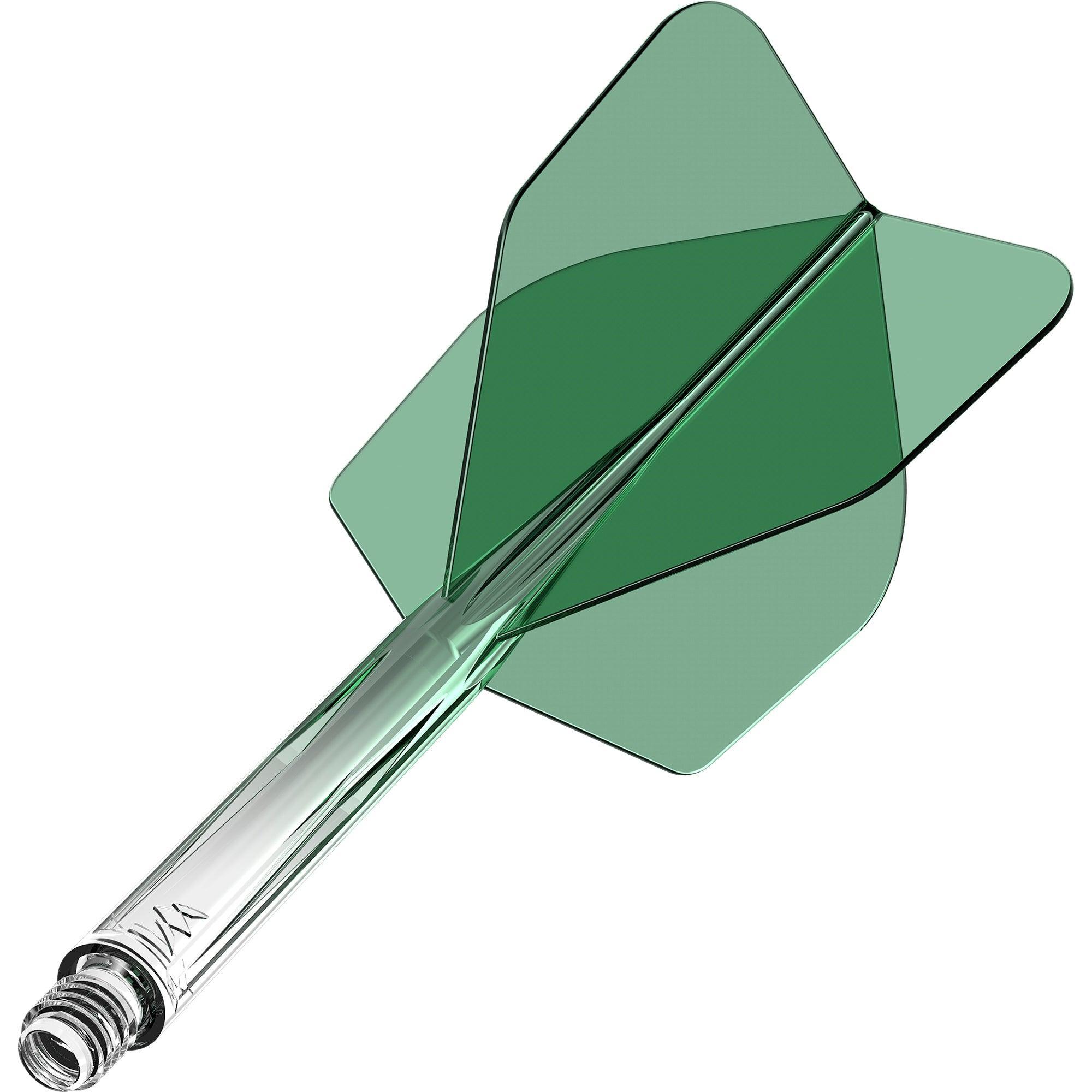 Mission - Force 90 Priehľadná Zelená - No6 - Letky/Násadka Na Šípky - Direct Darts - 1