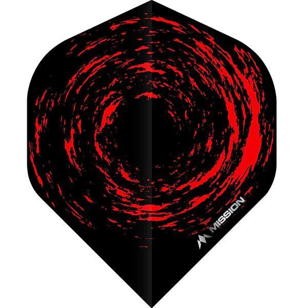 Mission - Nova No2 Červená - 100 Mikrón - Letky Na Šípky - Direct Darts - 1