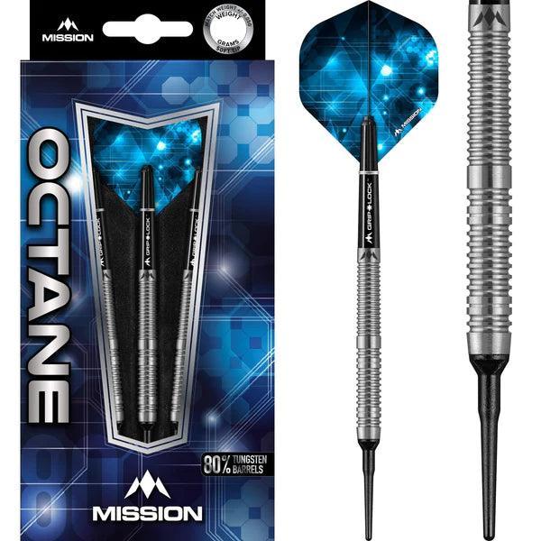 Mission - Octane - M1 80% - Sada Soft Šípok - Direct Darts - 1