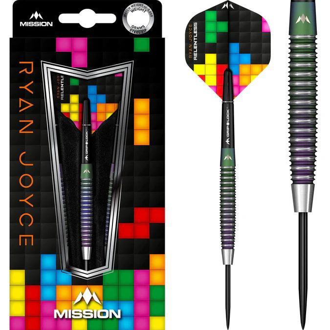 Mission - Ryan Joyce Relentless - Pvd Koralová - 95% - Sada Steel Šípok - Direct Darts - 1