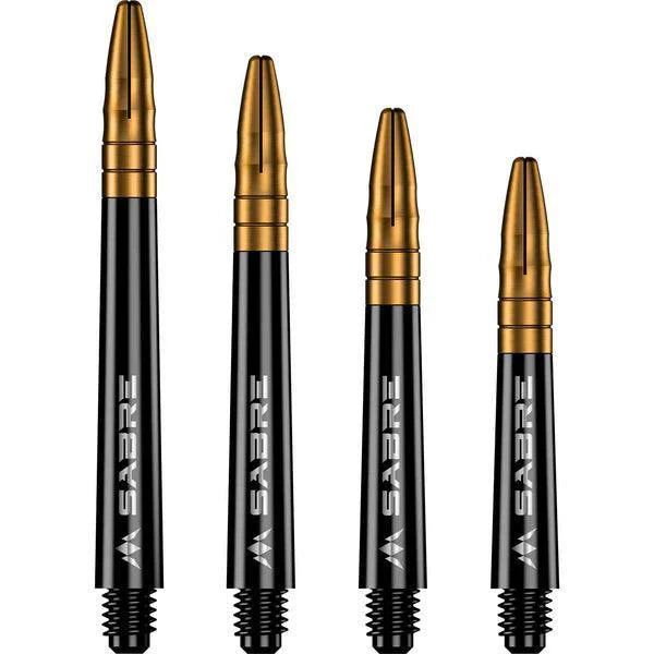 Mission - Sabre - Polykarbonát - Čierna - Zlatá Top - Násadka Na Šípky - Direct Darts - 1