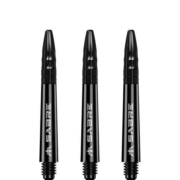 Mission - Sabre - Polykarbonát - Čierna - Čierna Top - Násadka Na Šípky - Direct Darts - 3