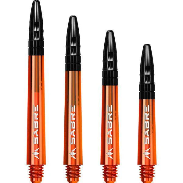 Mission - Sabre - Polykarbonát - Oranžová - Čierna Top - Násadka Na Šípky - Direct Darts - 1