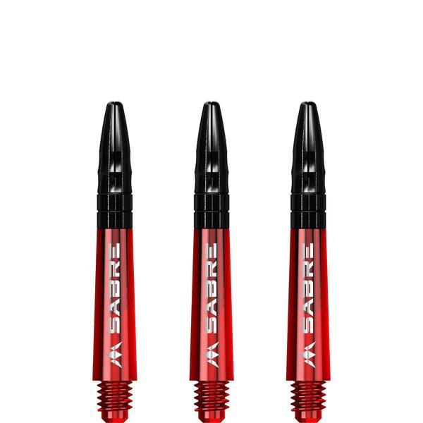 Mission - Sabre - Polykarbonát - Červená - Čierna Top - Násadka Na Šípky - Direct Darts - 2