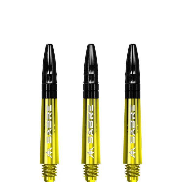 Mission - Sabre - Polykarbonát - Žltá - Čierna Top - Násadka Na Šípky - Direct Darts - 2