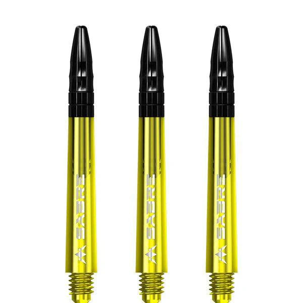 Mission - Sabre - Polykarbonát - Žltá - Čierna Top - Násadka Na Šípky - Direct Darts - 4