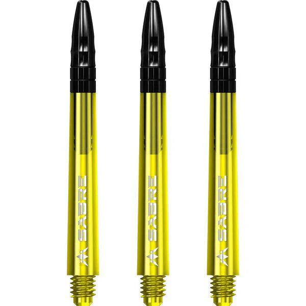 Mission - Sabre - Polykarbonát - Žltá - Čierna Top - Násadka Na Šípky - Direct Darts - 5