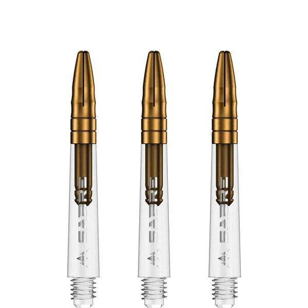 Mission - Sabre - Polykarbonát - Priehľadná - Zlatá Top - Násadka Na Šípky - Direct Darts - 3