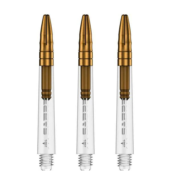 Mission - Sabre - Polykarbonát - Priehľadná - Zlatá Top - Násadka Na Šípky - Direct Darts - 4