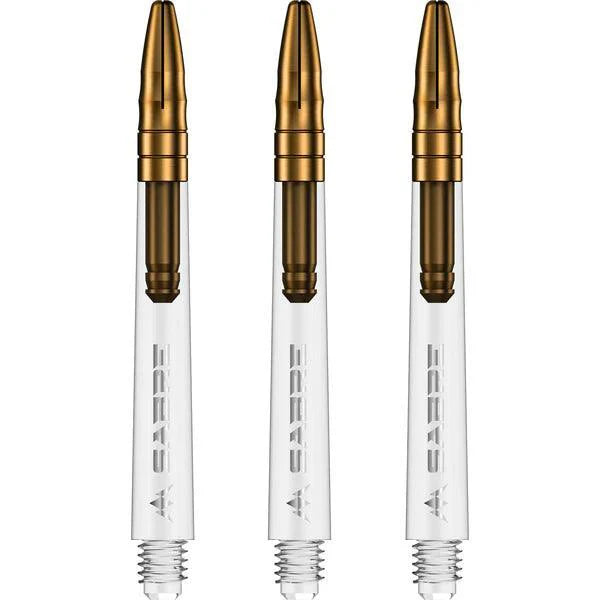 Mission - Sabre - Polykarbonát - Priehľadná - Zlatá Top - Násadka Na Šípky - Direct Darts - 5