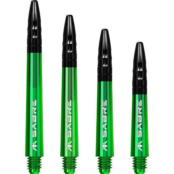 Mission - Sabre - Polykarbonát - Zelená - Čierna Top - Násadka Na Šípky - Direct Darts - 1
