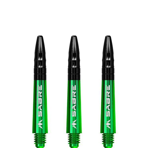Mission - Sabre - Polykarbonát - Zelená - Čierna Top - Násadka Na Šípky - Direct Darts - 2