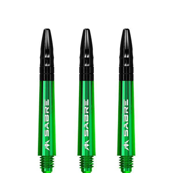 Mission - Sabre - Polykarbonát - Zelená - Čierna Top - Násadka Na Šípky - Direct Darts - 3
