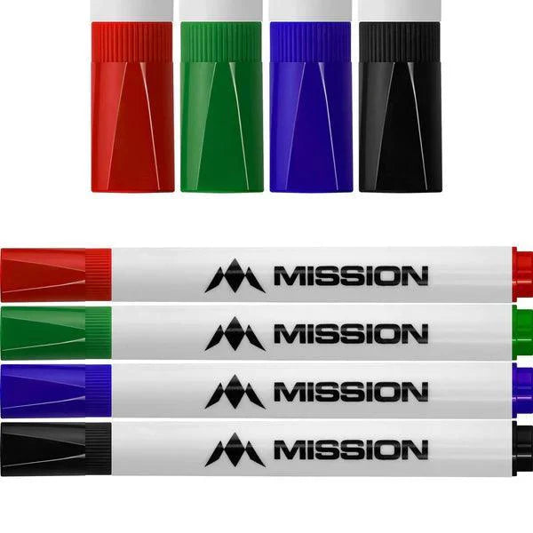 Mission - Viacfarebný - 4 Ks - Popisovacie Pero - Direct Darts - 1