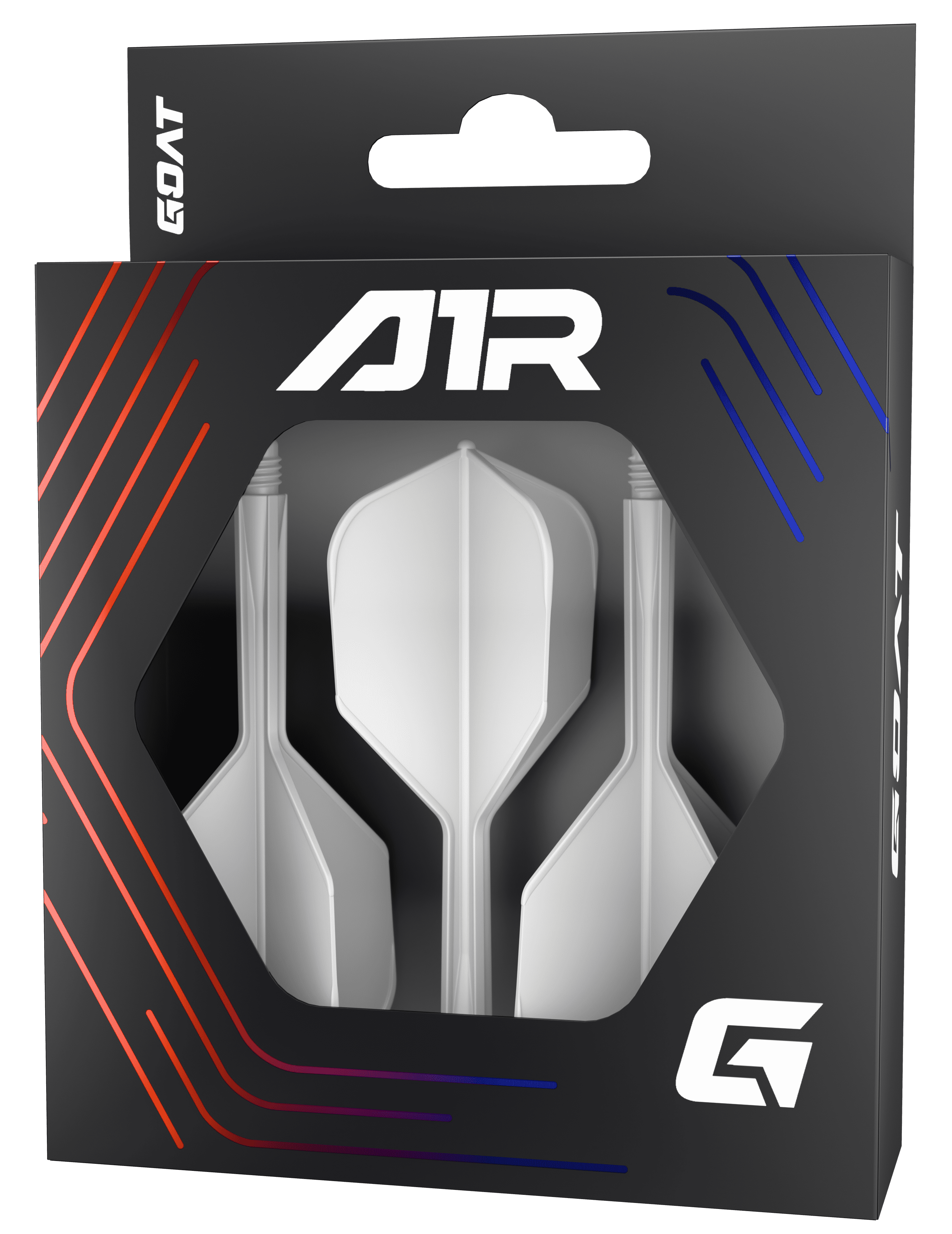 Goat - A1R Biela - No6 - Letky/Násadka Na Šípky - Direct Darts - 2