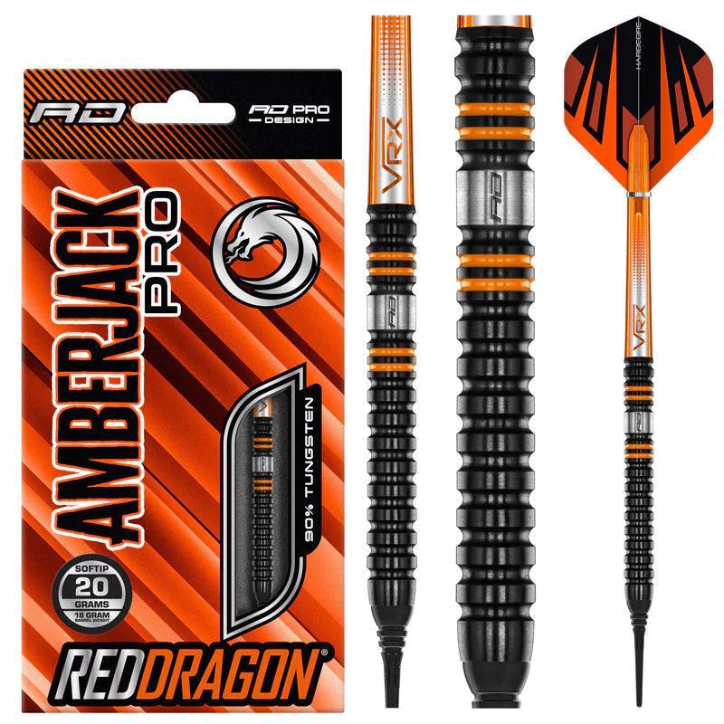Red Dragon - Amberjack Pro V1 - 90% - Sada Soft Šípok - Direct Darts - 2