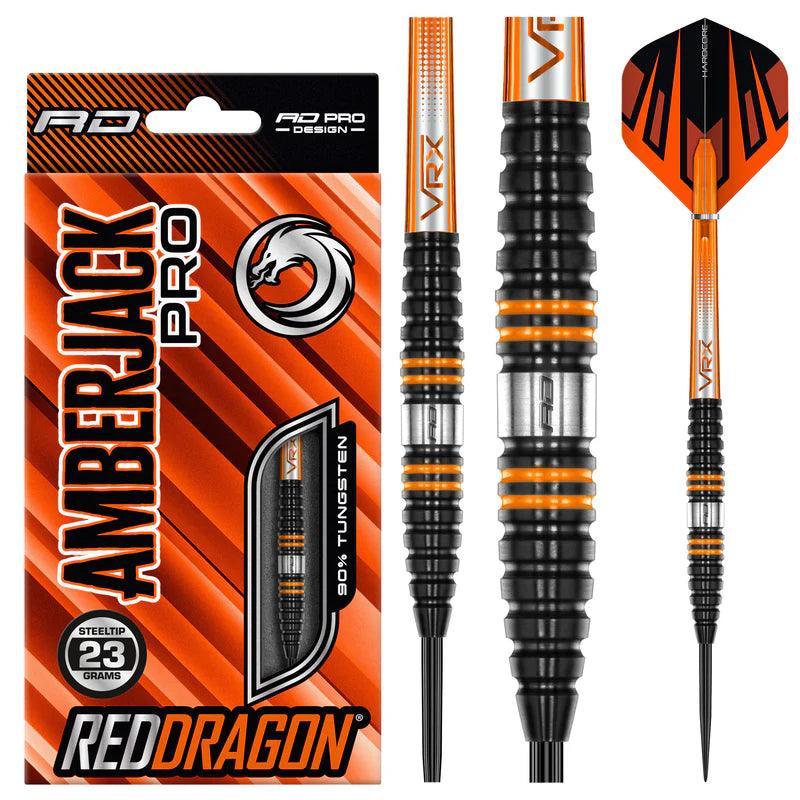 Red Dragon - Amberjack Pro V2 - 90% - Sada Steel Šípok - Direct Darts - 2