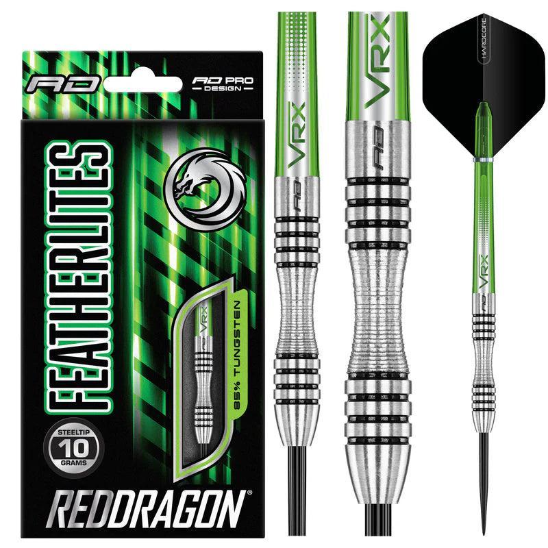 Red Dragon - Featherlite V1 - 85% - Sada Steel Šípok - Direct Darts - 2