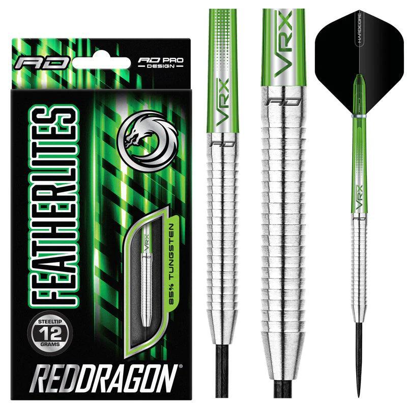 Red Dragon - Featherlite V2 - 85% - Sada Steel Šípok - Direct Darts - 2