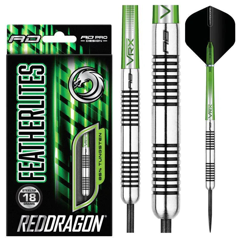 Red Dragon - Featherlite V7 - 85% - Sada Steel Šípok - Direct Darts - 2