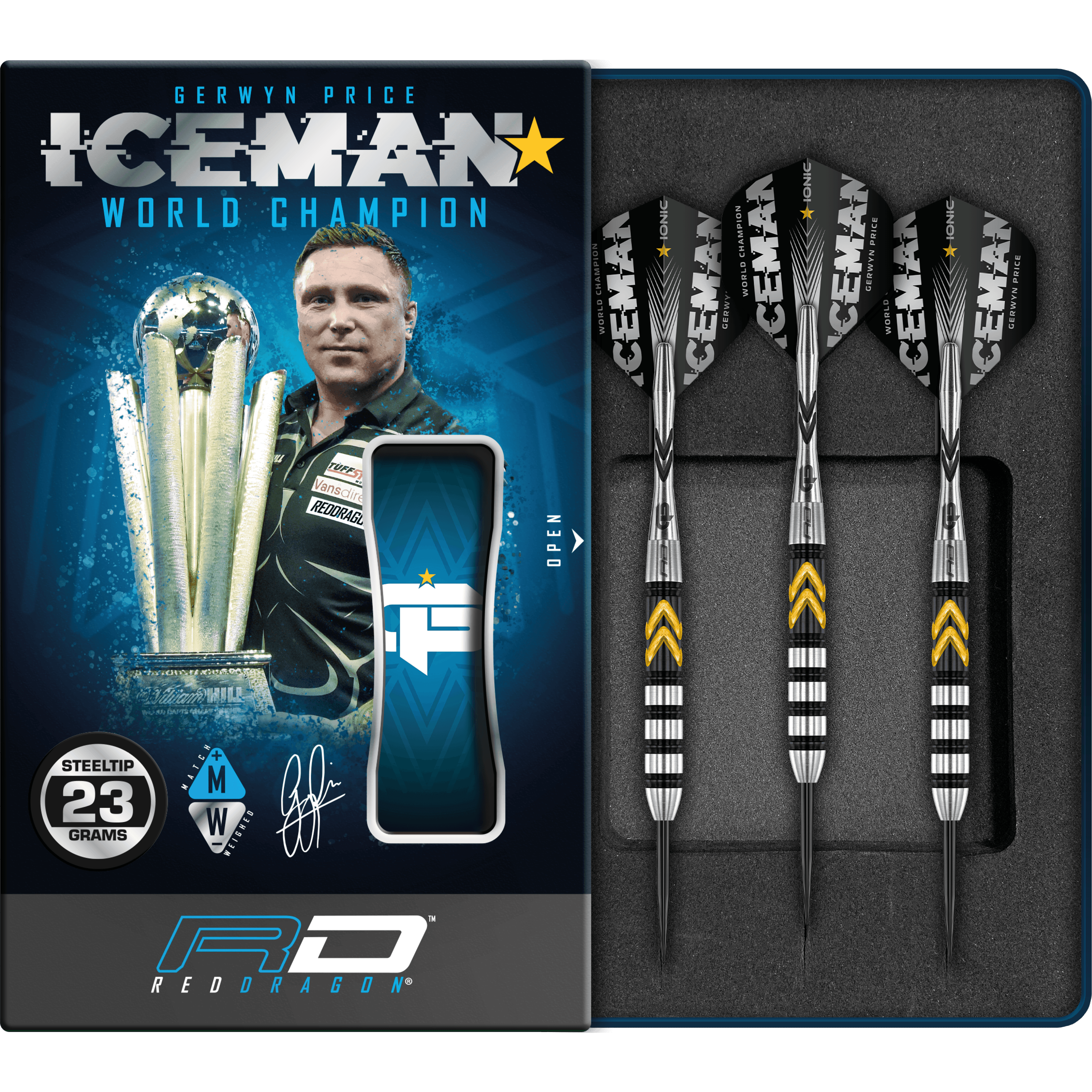 Red Dragon - Gerwyn Price Thunder Se 90% - Sada Steel Šípok - Direct Darts - 4
