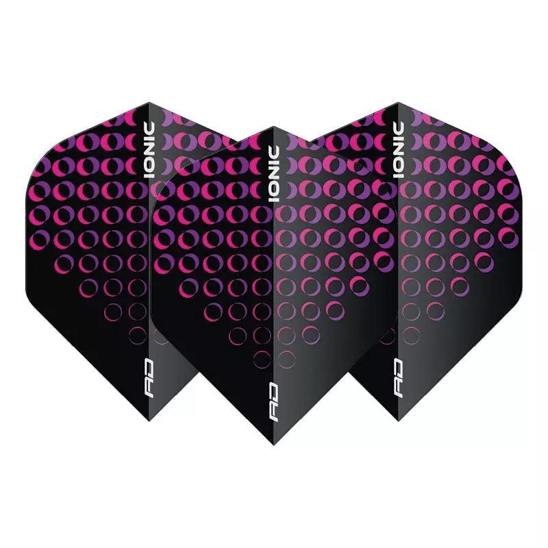 Red Dragon - Hardcore Ionic Ružová Circles - 100 Mikrón - Letky Na Šípky - Direct Darts - 1