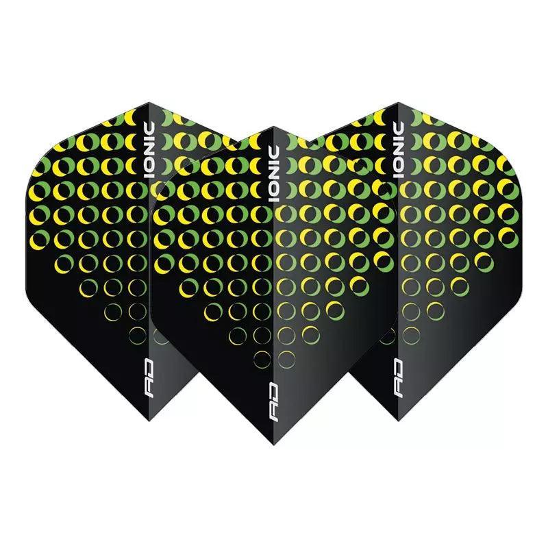 Red Dragon - Hardcore Ionic Yellžltáow Circles - 100 Mikrón - Letky Na Šípky - Direct Darts - 1