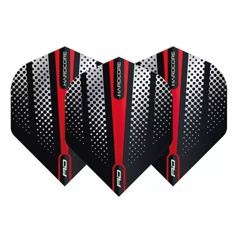 Red Dragon - Hardcore Radical Červená Flash - 100 Mikrón - Letky Na Šípky - Direct Darts - 1