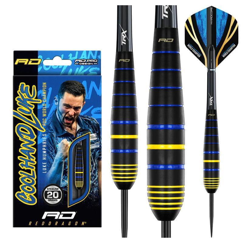 Red Dragon - Luke Humphries Wc - - Brass - Sada Steel Šípok - Direct Darts - 2