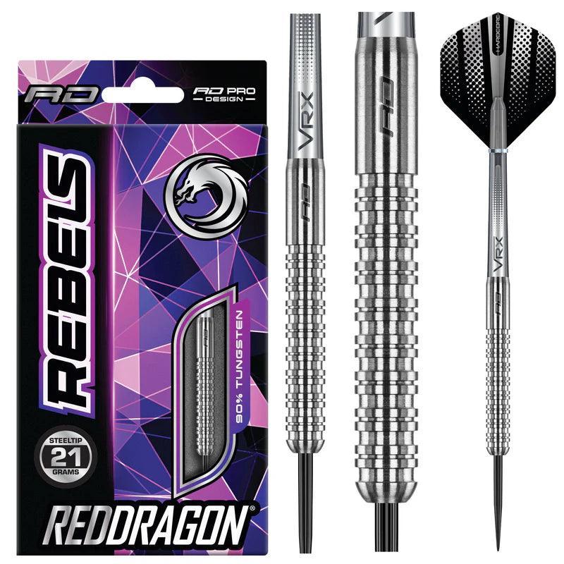Red Dragon - Rebel - 90% - Sada Steel Šípok - Direct Darts - 2