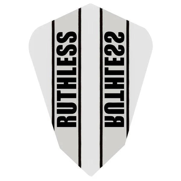 Ruthless - Clear Panel - Biela - Fantail - 100 Mikrón - Letky Na Šípky - Direct Darts - 1