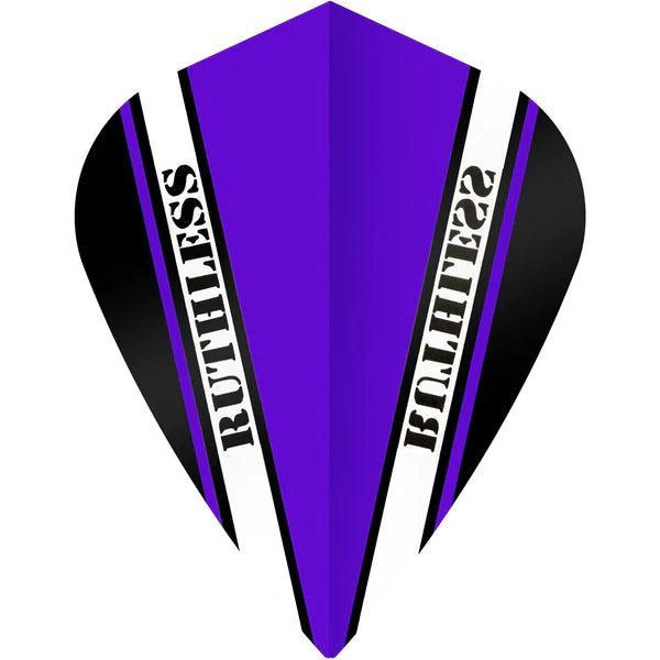 Ruthless - V100 Pro - Fialová - Šarkana - 100 Mikrón - Letky Na Šípky - Direct Darts - 1