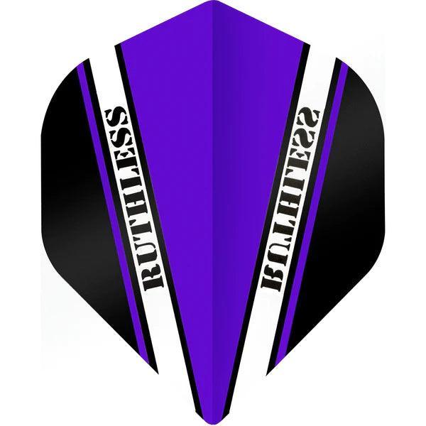 Ruthless - V100 Pro - Fialová - No2 - 100 Mikrón - Letky Na Šípky - Direct Darts - 1