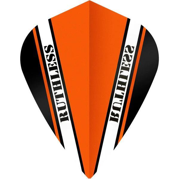 Ruthless - V100 Pro - Oranžová - Šarkana - 100 Mikrón - Letky Na Šípky - Direct Darts - 1