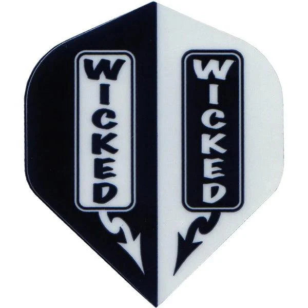 Ruthless - Wicked - Biela - No2 - 100 Mikrón - Letky Na Šípky - Direct Darts - 1