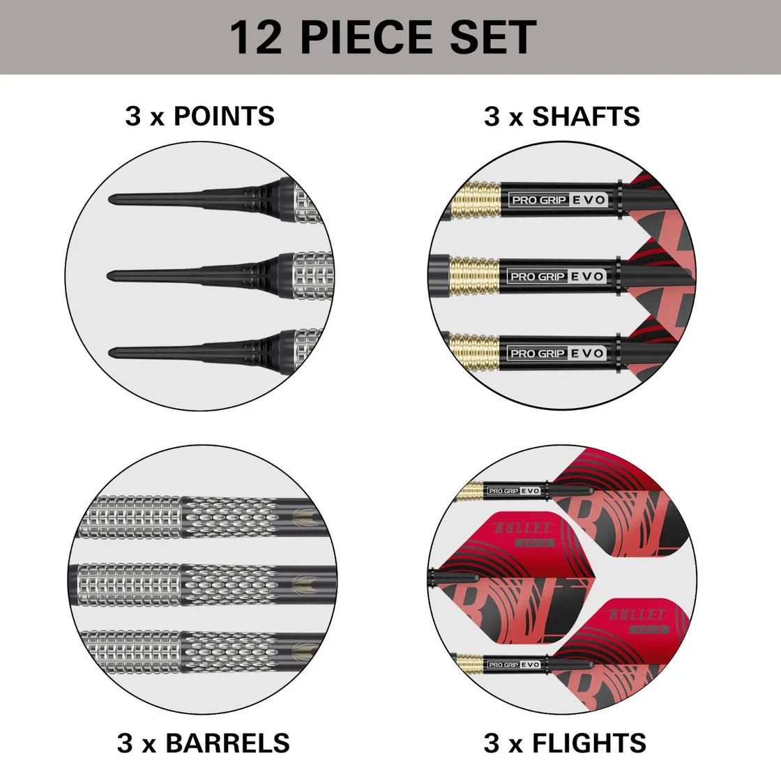 Target - Stephen Bunting G5 Void - 95% - Soft Šípky  - Direct Darts - 5