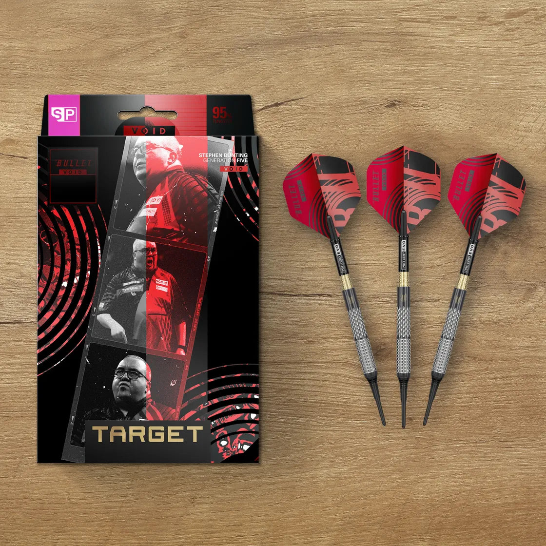 Target - Stephen Bunting G5 Void - 95% - Soft Šípky  - Direct Darts - 6